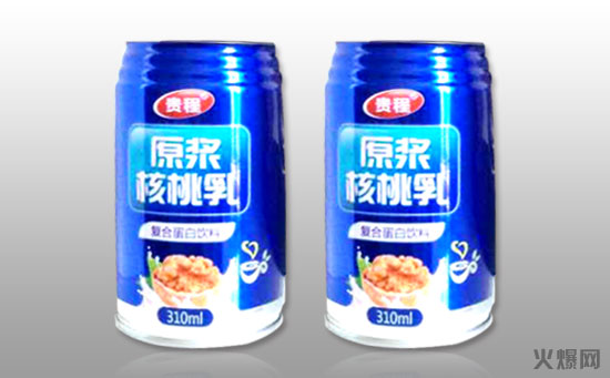 貴程原漿核桃乳——營養+健康